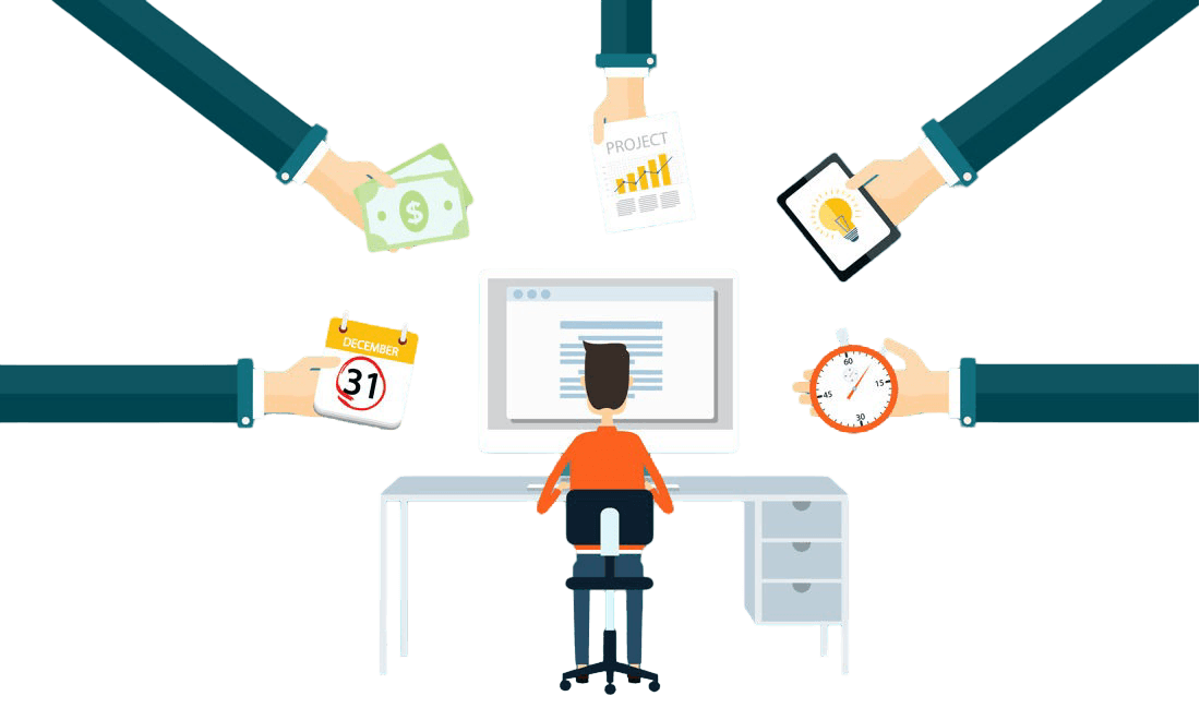 Freelancers collaborating